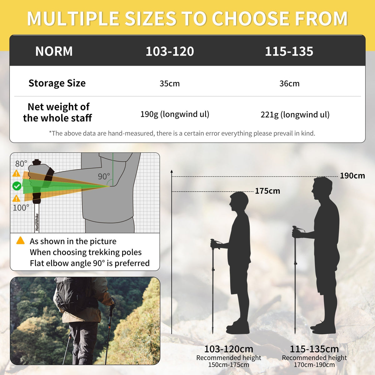 Naturehike Gale Terk UL Trekking Poles
