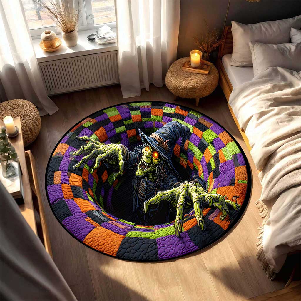 Witch Halloween 3D Printed Rug, Halloween Home Decor UKTZ5150903
