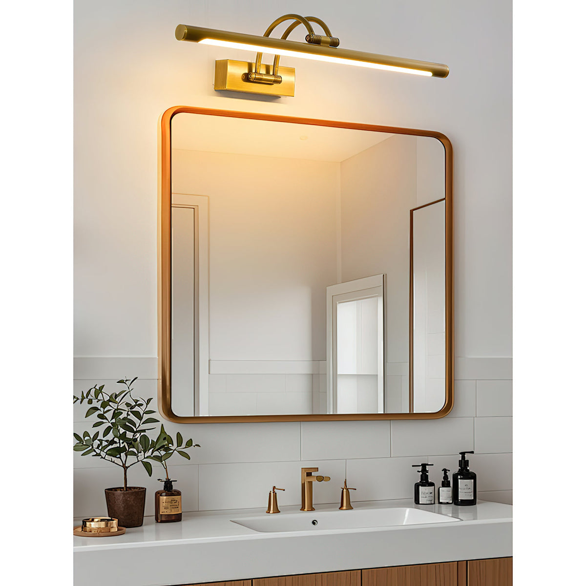 Alton Brass Rechargeable Wall Lamp