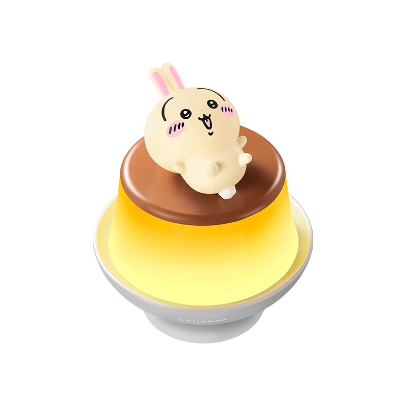ChiiKAWA Pudding Lamp - 3 Adjustable Brightness Levels, Breathing Light Mode, Magnetic 360° Rotating - Fun Desk Decor & Gift - MarTUBE®