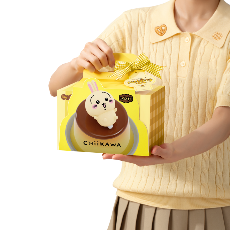 ChiiKAWA Pudding Lamp - 3 Adjustable Brightness Levels, Breathing Light Mode, Magnetic 360° Rotating - Fun Desk Decor & Gift - MarTUBE®
