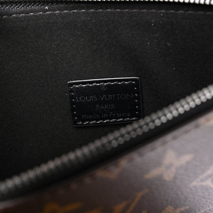 Louis Vuitton Black Mahina Leather Hobo Shoulder Bag