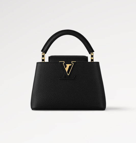 Louis vuitton capucines mini black