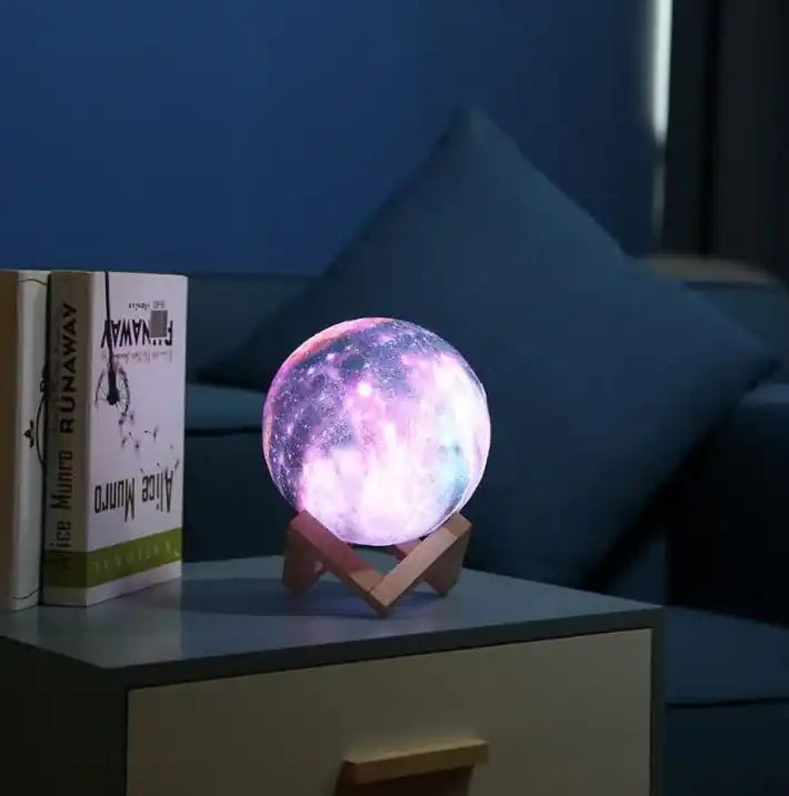 Galaxy Moon Lamp