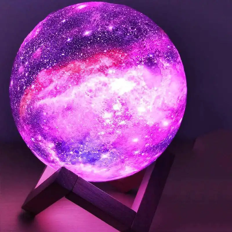 Galaxy Moon Lamp