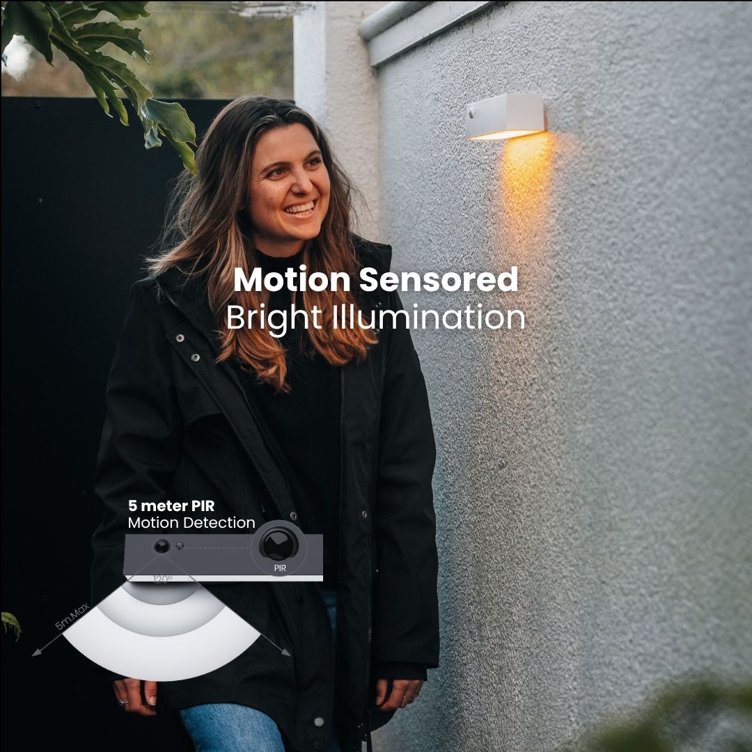 Solar Wall Light with Motion Sensor