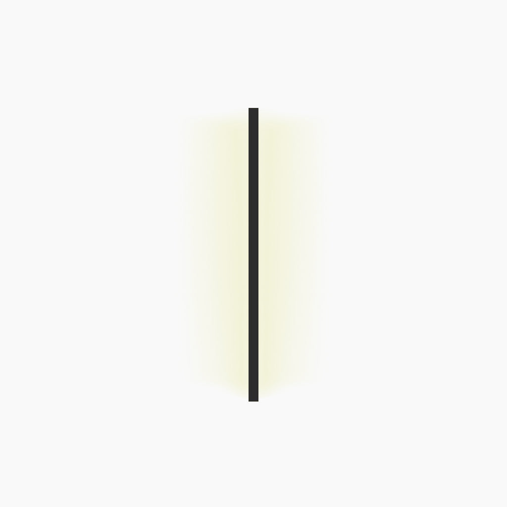 Wall Lamp Light Bar Minimalist Aluminum Linear LED, Black/White