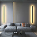 Wall Lamp Light Bar Minimalist Aluminum Linear LED, Black/White