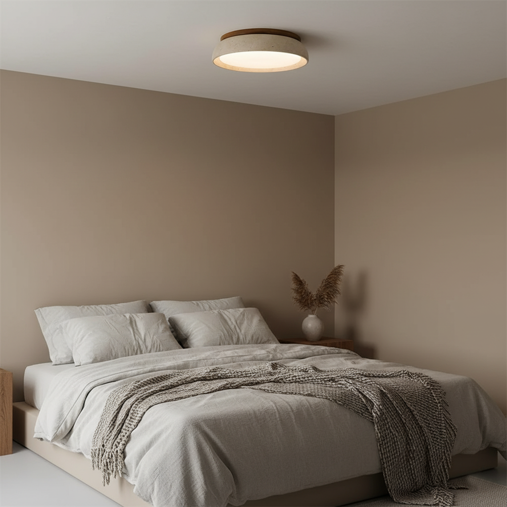 Piedra Travertine Ceiling Light