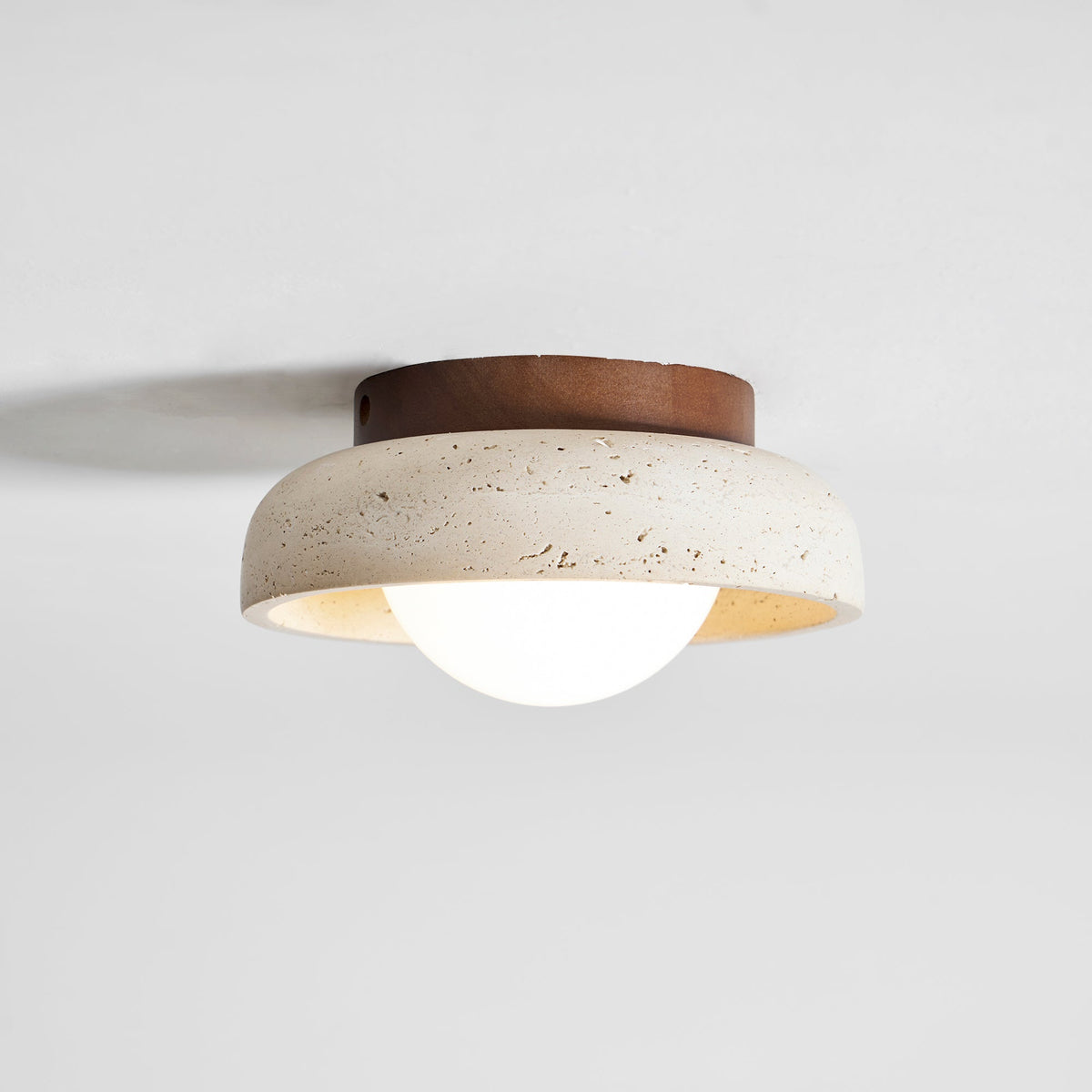 Piedra Travertine Ceiling Lamp