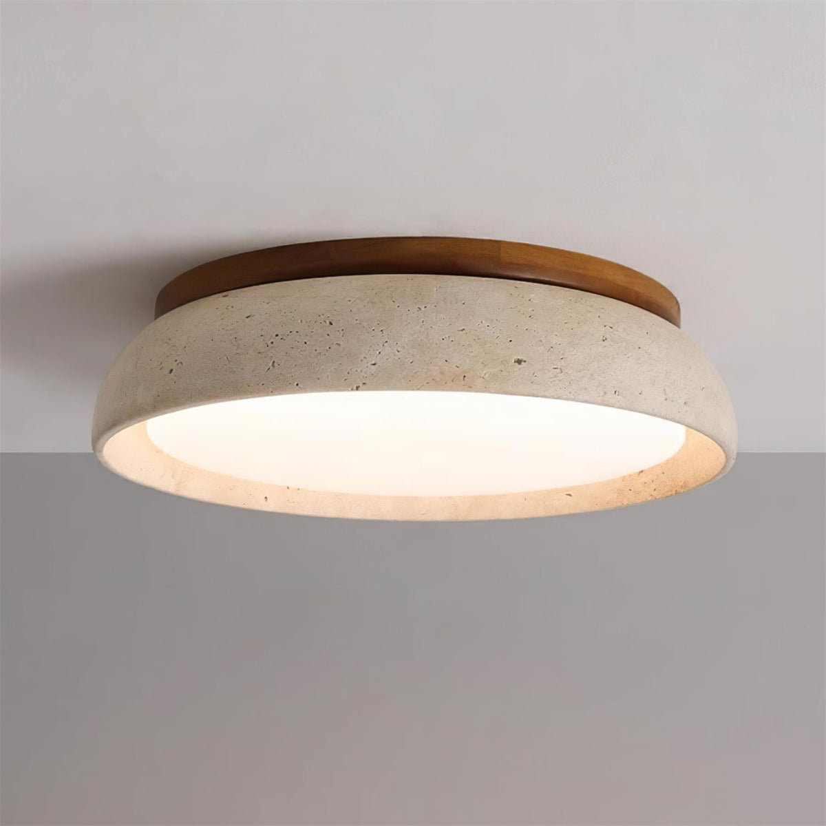Piedra Travertine Ceiling Light