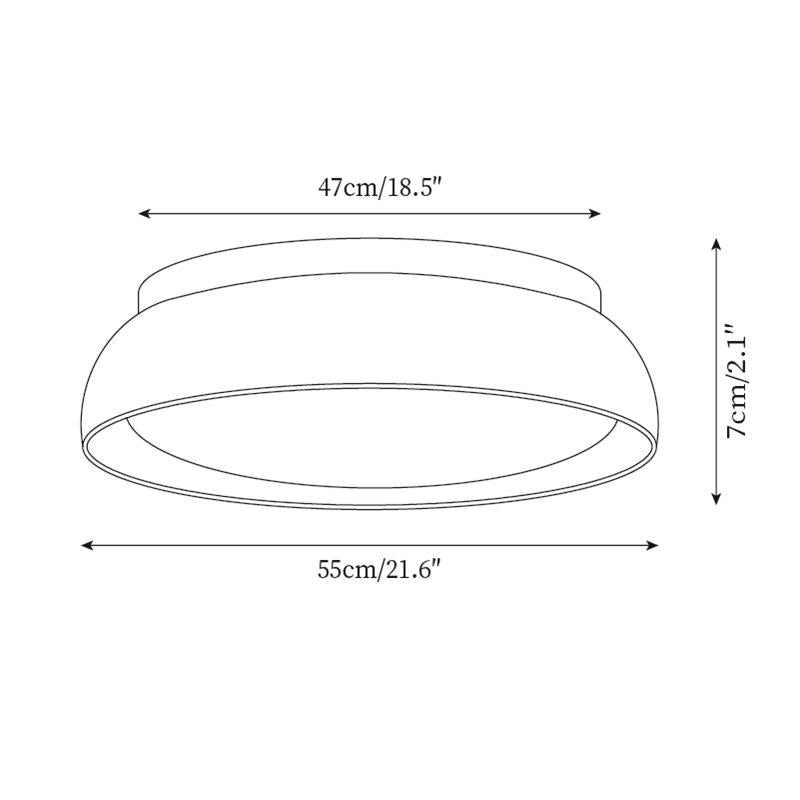 Piedra Travertine Ceiling Light