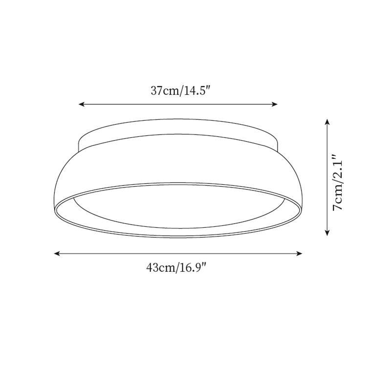Piedra Travertine Ceiling Light