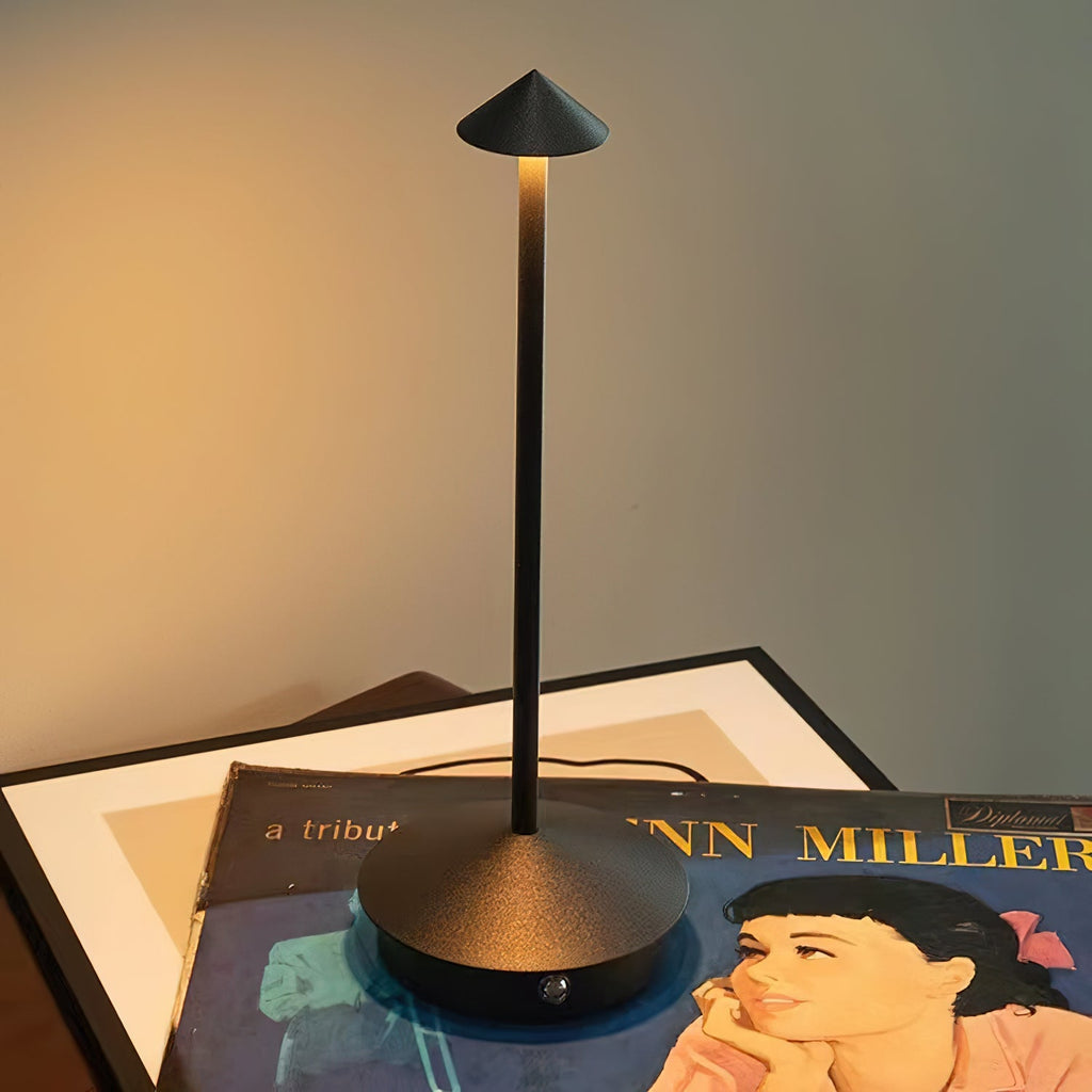 Waterproof Rechargeable Wireless LED Table Lamp (Built-in Battery)