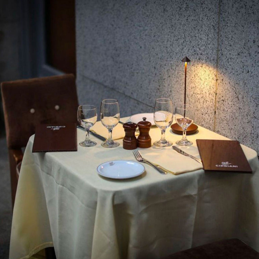 Waterproof Rechargeable Wireless LED Table Lamp (Built-in Battery)