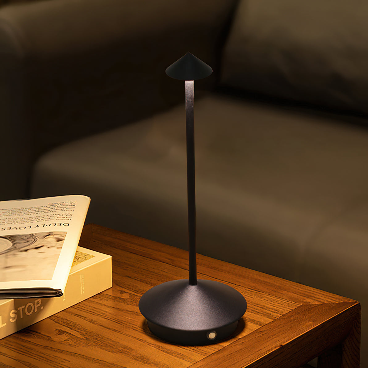 Waterproof Rechargeable Wireless LED Table Lamp (Built-in Battery)
