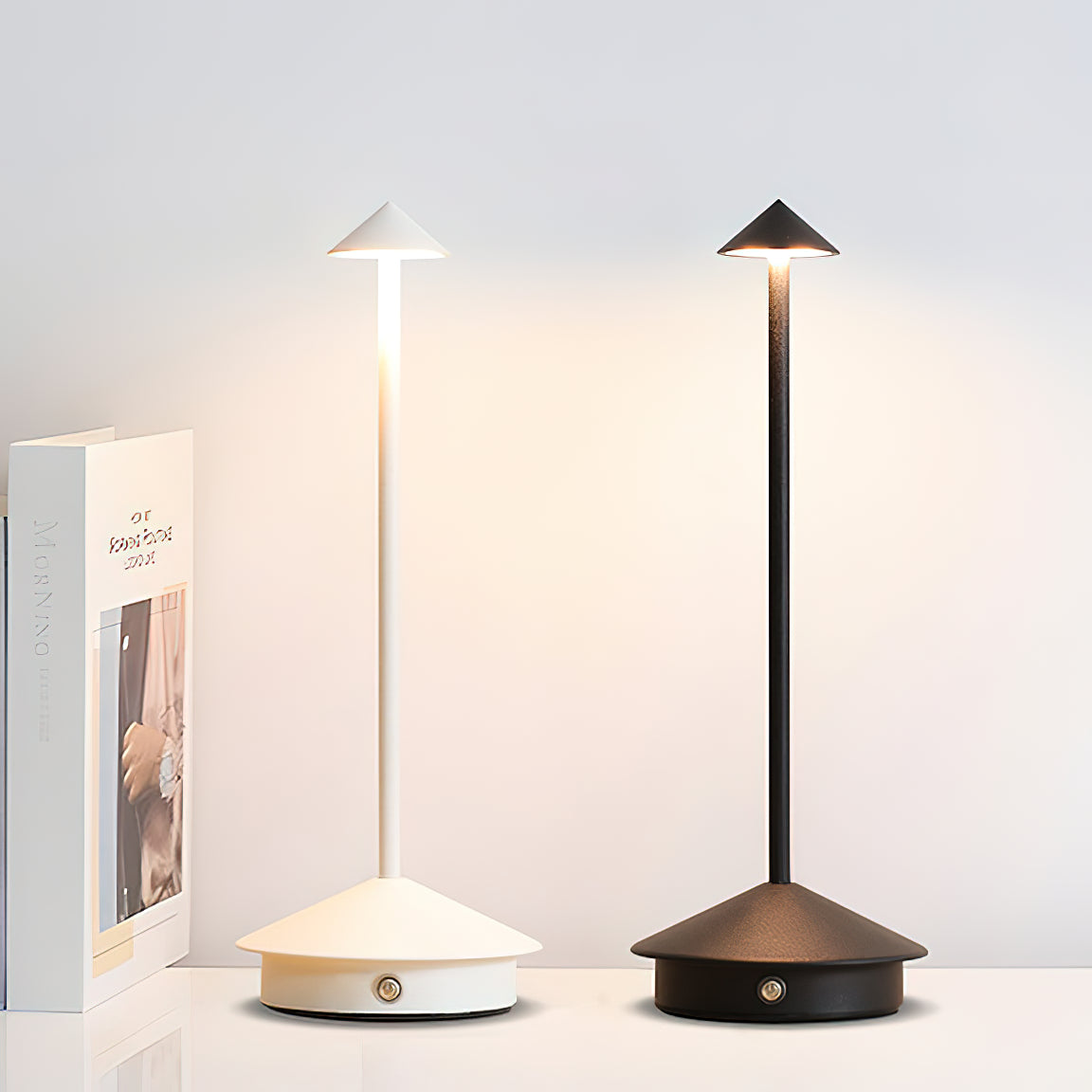Waterproof Rechargeable Wireless LED Table Lamp (Built-in Battery)
