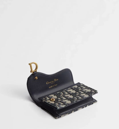 Dior Saddle Bloom Card Holder