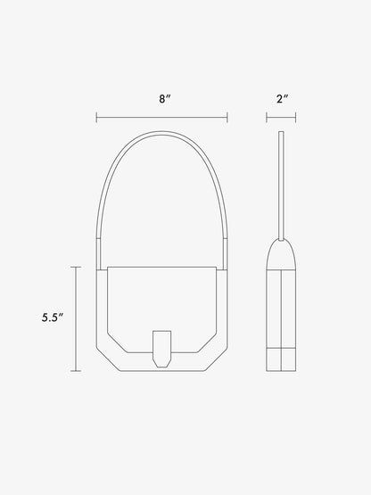 Colette Crossbody Wallet Bag in Canvas