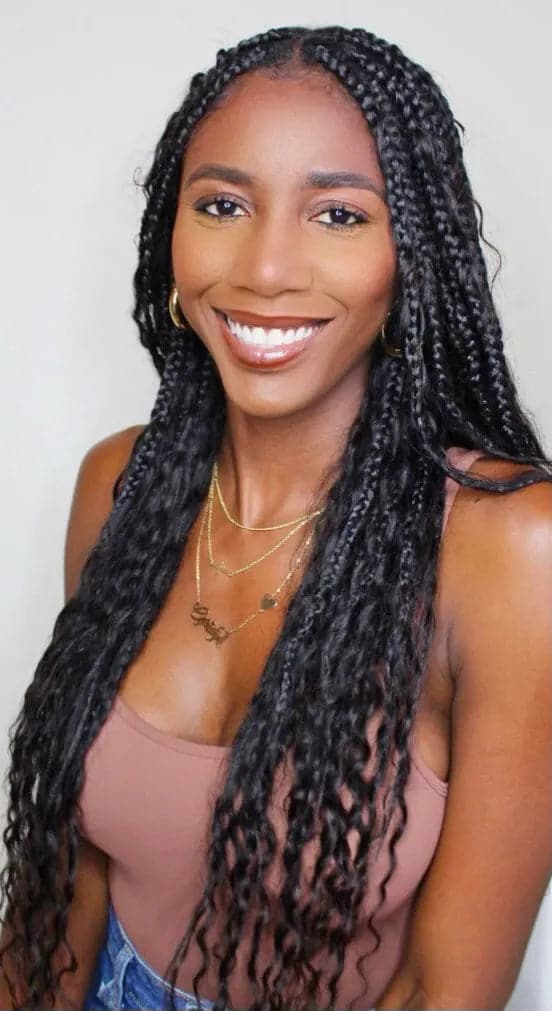 Deep Wave Bulk Hair Extensions for Braiding