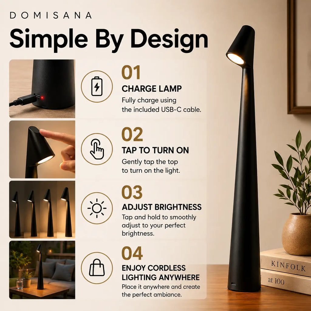Linea Cordless Table Lamp - Limited Time Offer