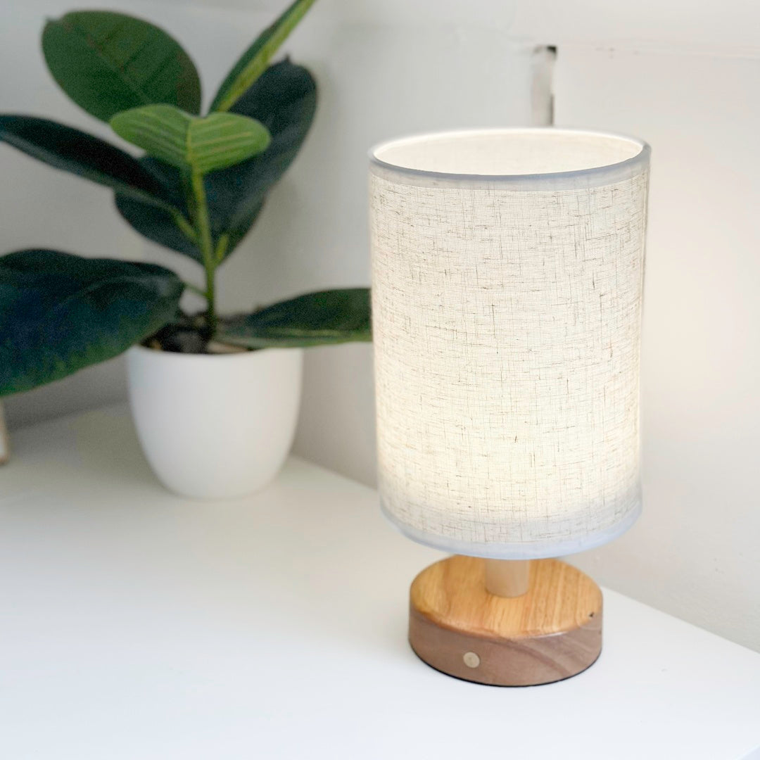 Nordic Linen Table Lamp